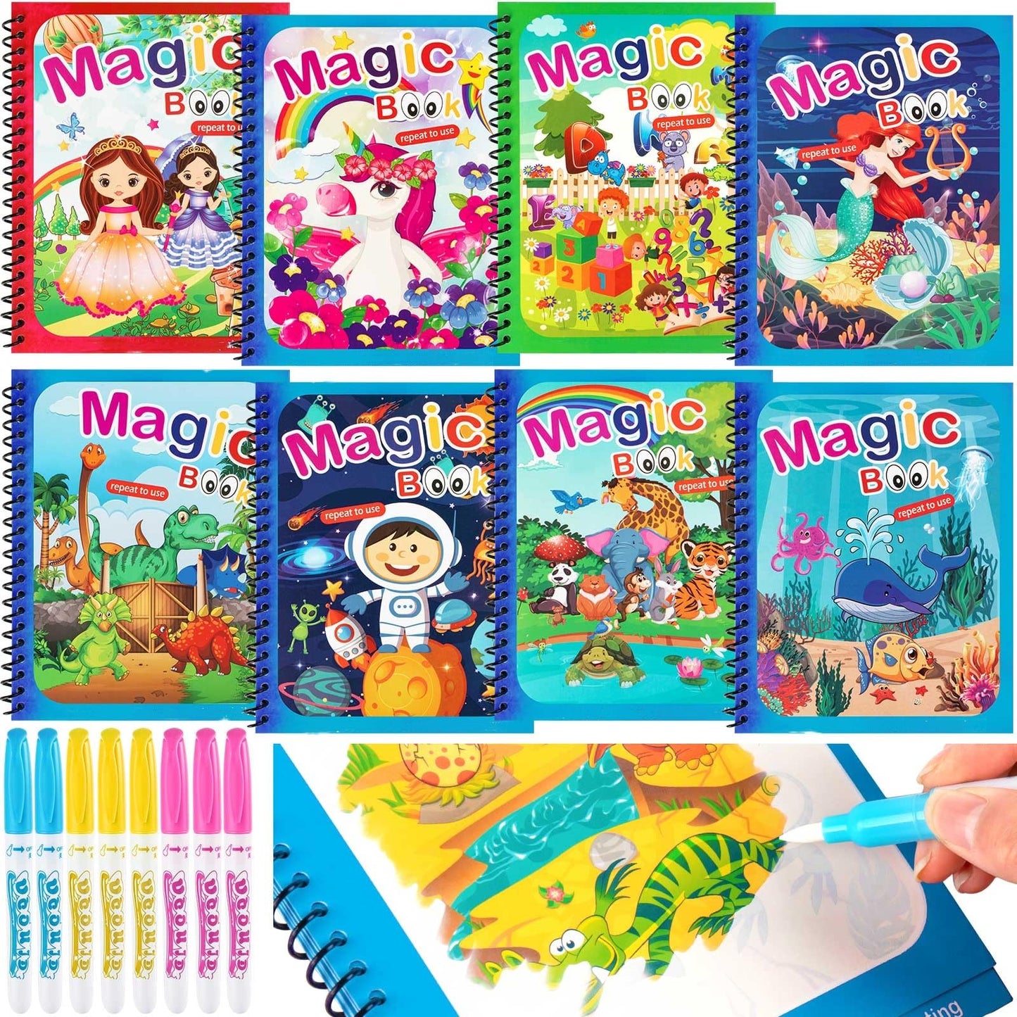 Magic Doodle Books™ – 8 Pack Bundle