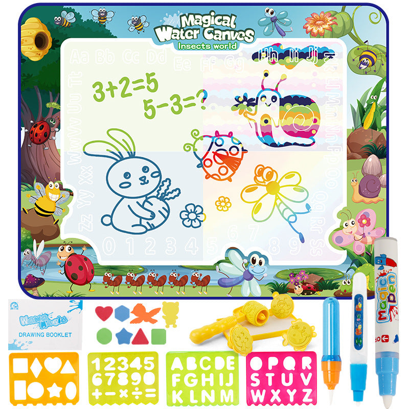 MagicSplash Drawing Mat™ | Giant Mess-Free Water Art Mat for Kids