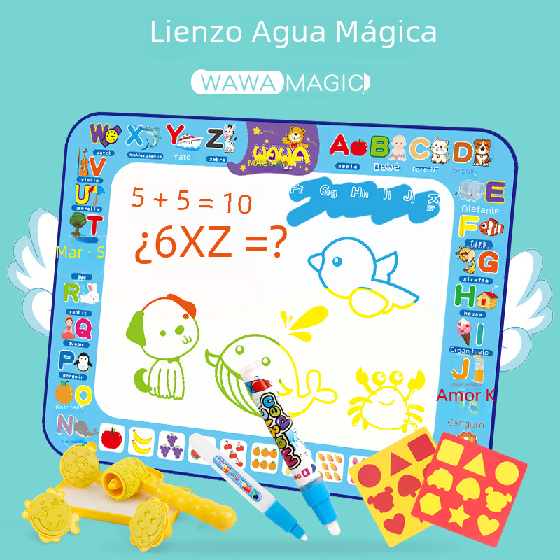MagicSplash Drawing Mat™ | Giant Mess-Free Water Art Mat for Kids
